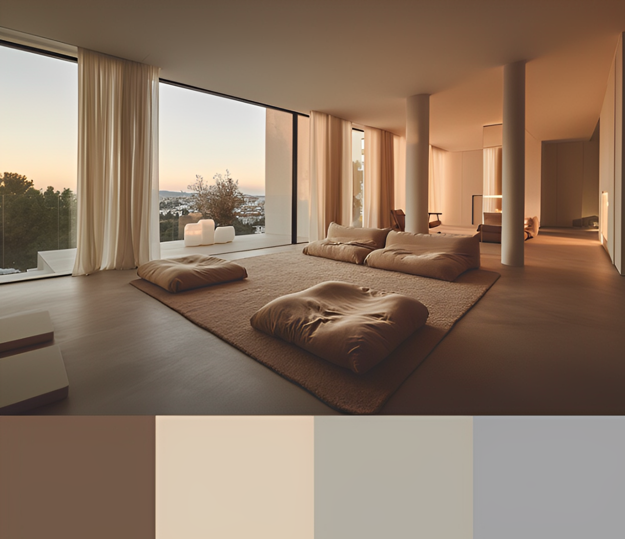 Pantone -  Colour Pallette Generated in Canva 