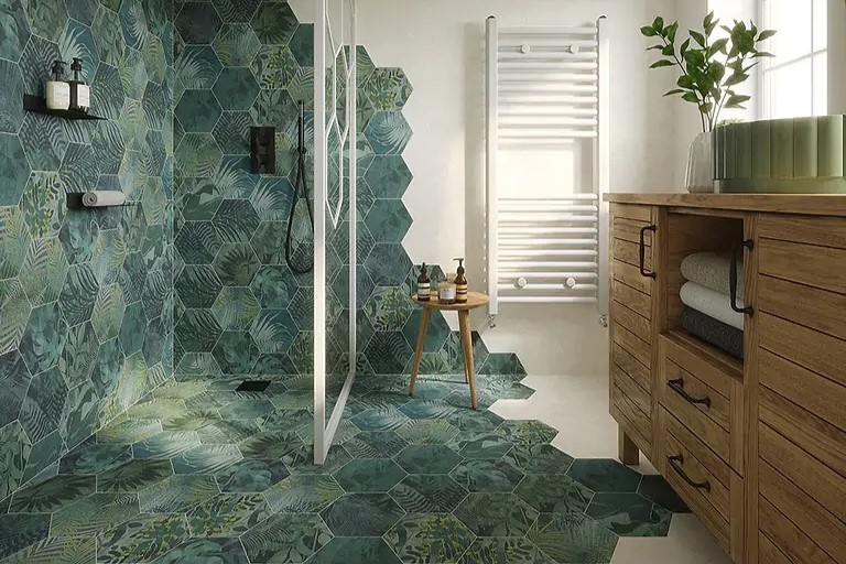 Hyperion Tiles - bathroom tile trends 2024