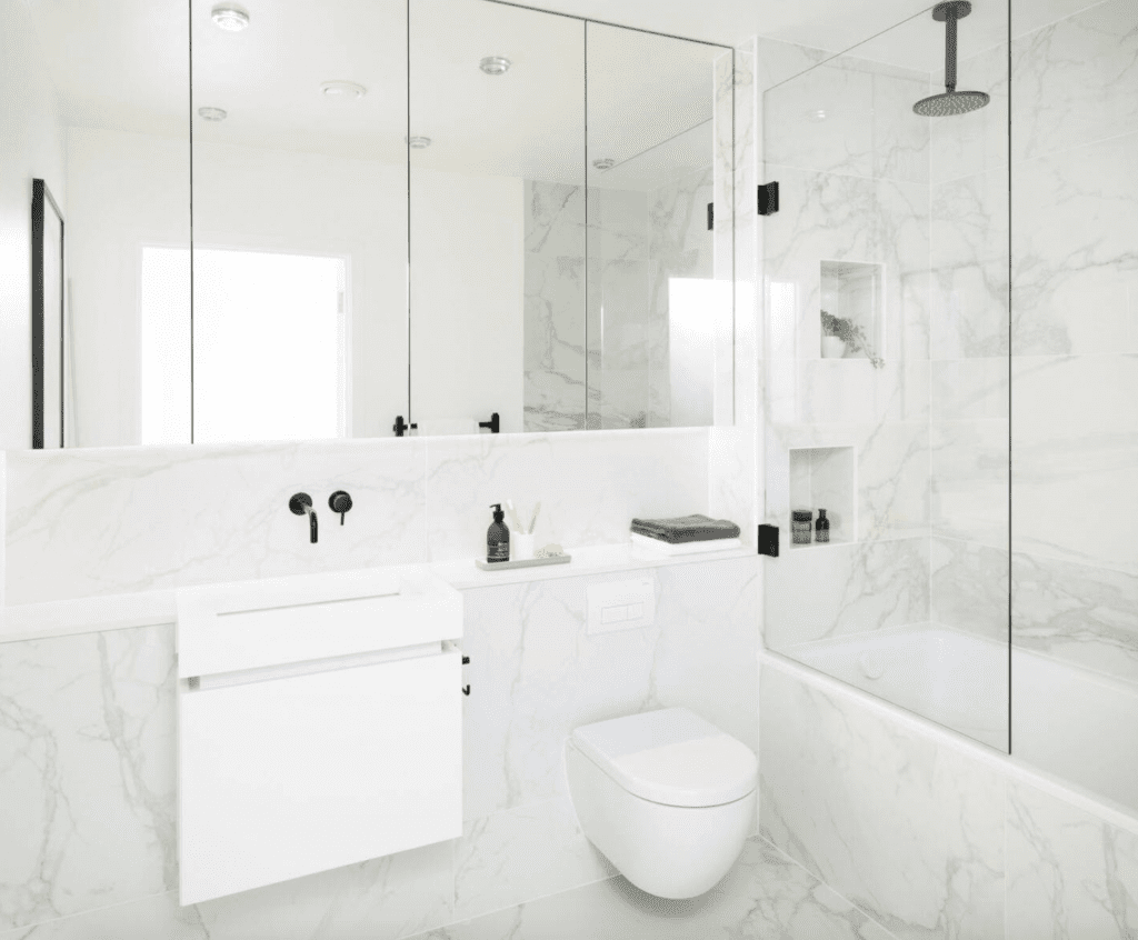 Houzz Bathroom Marble Vanity